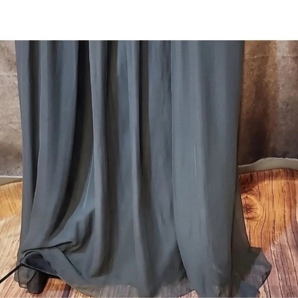 Elegant Gray Embellished Evening Gown Moxi , limited Alberta Foretti Event 8 - Picture 11 of 14